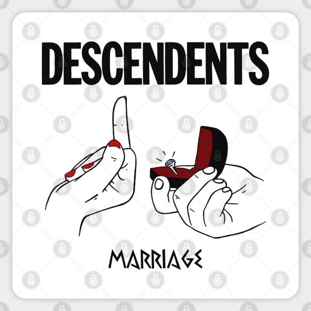 The Descendents Marriage Fan Artwork Sticker by Farewell~To~Us